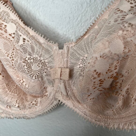 Chantelle Day to Night Full Coverage Unlined Lace Underwire Bra 34DDD c15f10 - Picture 4 of 9